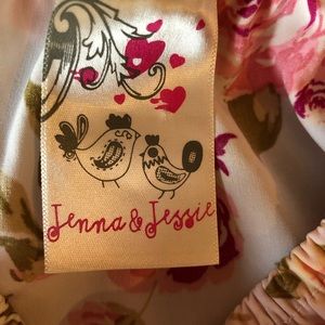Girls Jenna & Jessie size 12 floral print romper